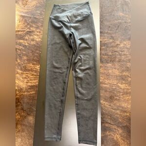 Aerie offline Black Faux-Leather Leggings